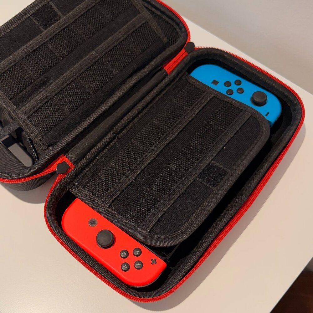 Nintendo Switch with Neon Blue and Neon Red Joy‑Cons TAKING OFFERS! :3 - Picture 6 of 8